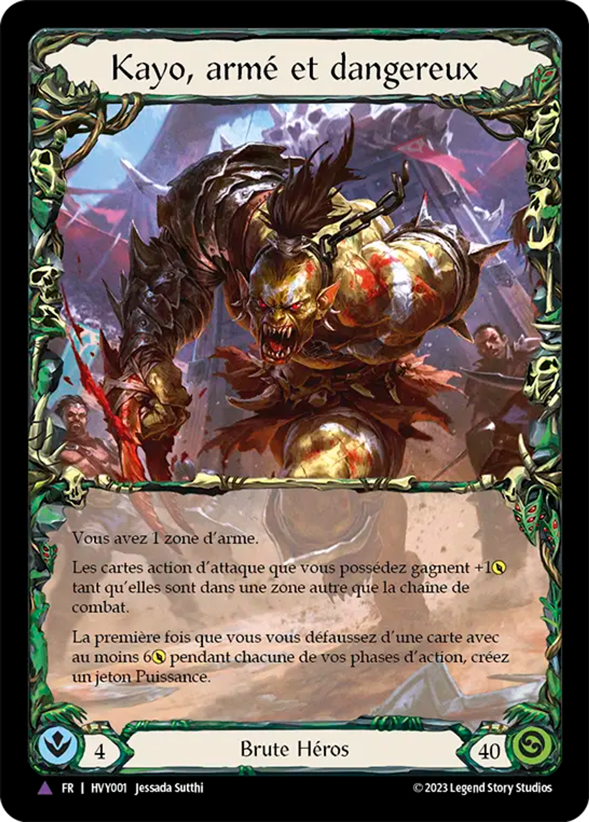 Kayo, armé et dangereux — Heavy Hitters — Flesh and Blood
