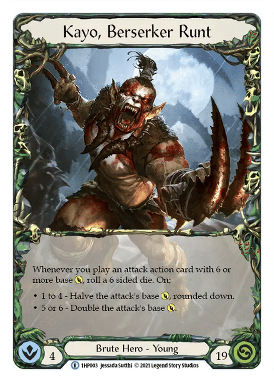 Kayo, Berserker Runt — History Pack 1 — Flesh and Blood