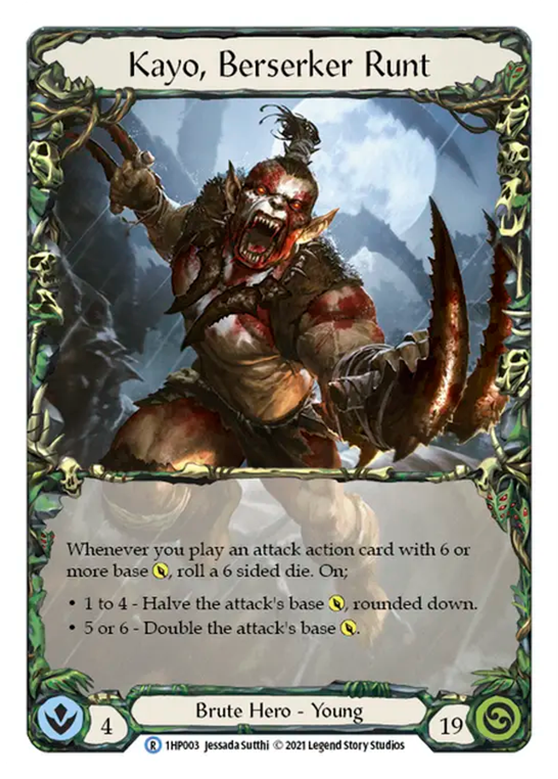 Kayo, Berserker Runt — History Pack 1 — Flesh and Blood