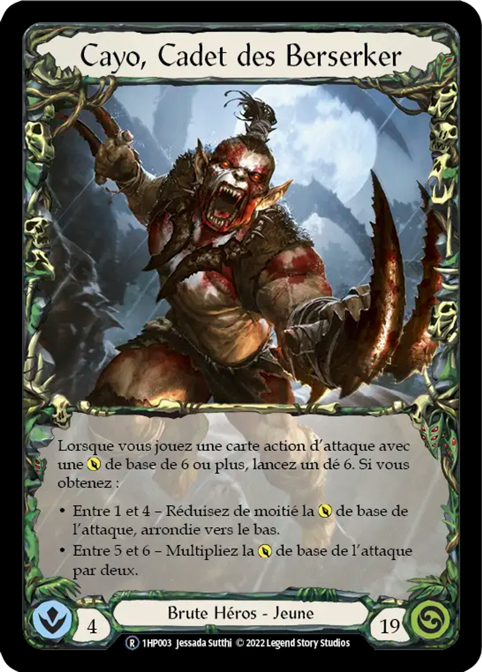 Cayo, Cadet des Berserker — History Pack 1 - Black Label — Flesh and Blood