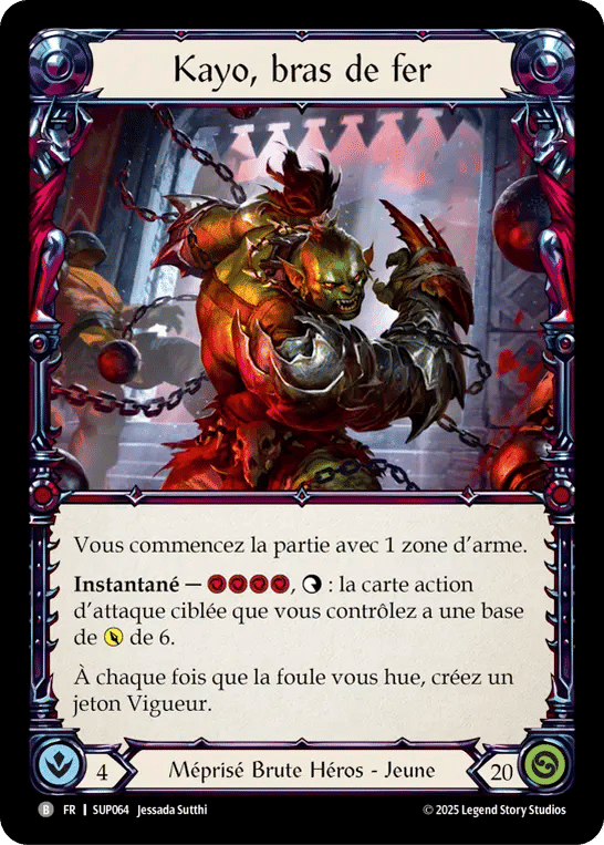 Kayo, bras de fer — Super Slam — Flesh and Blood