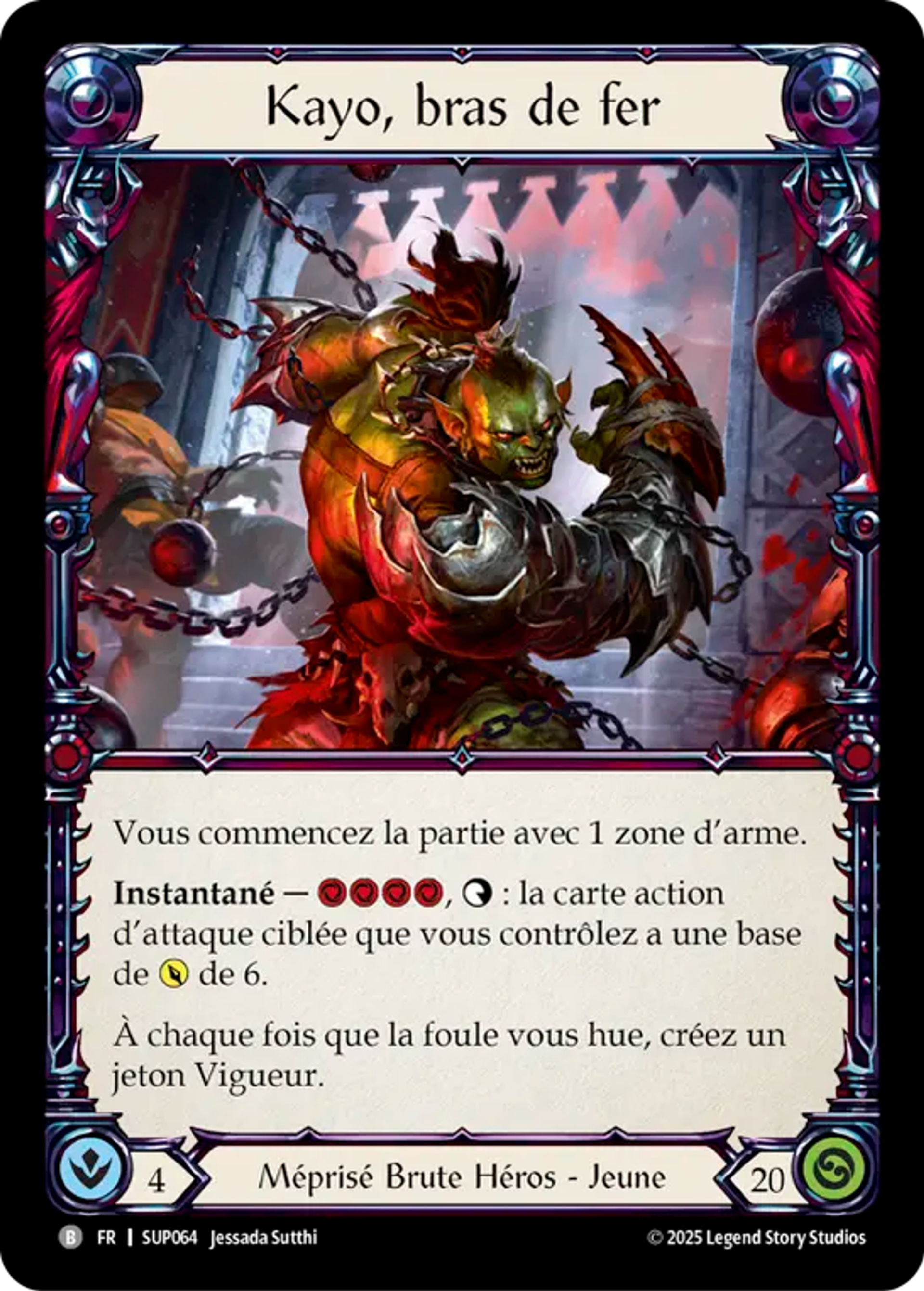 Kayo, bras de fer — Super Slam — Flesh and Blood