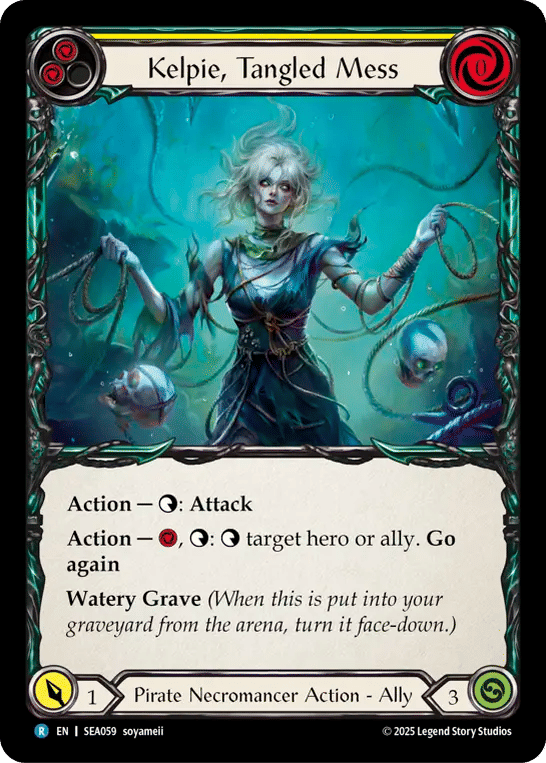 Kelpie, Tangled Mess (Yellow) — High Seas — Flesh and Blood