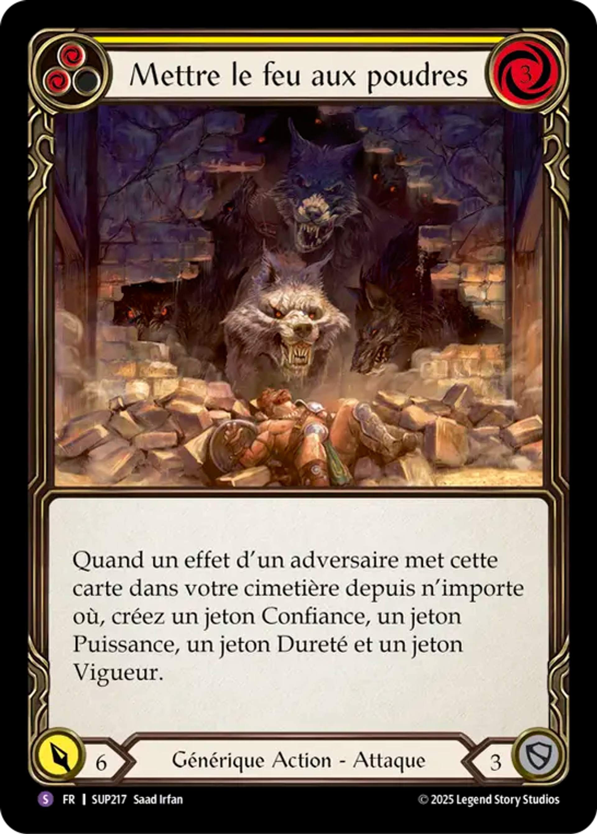 Mettre le feu aux poudres — Super Slam — Flesh and Blood