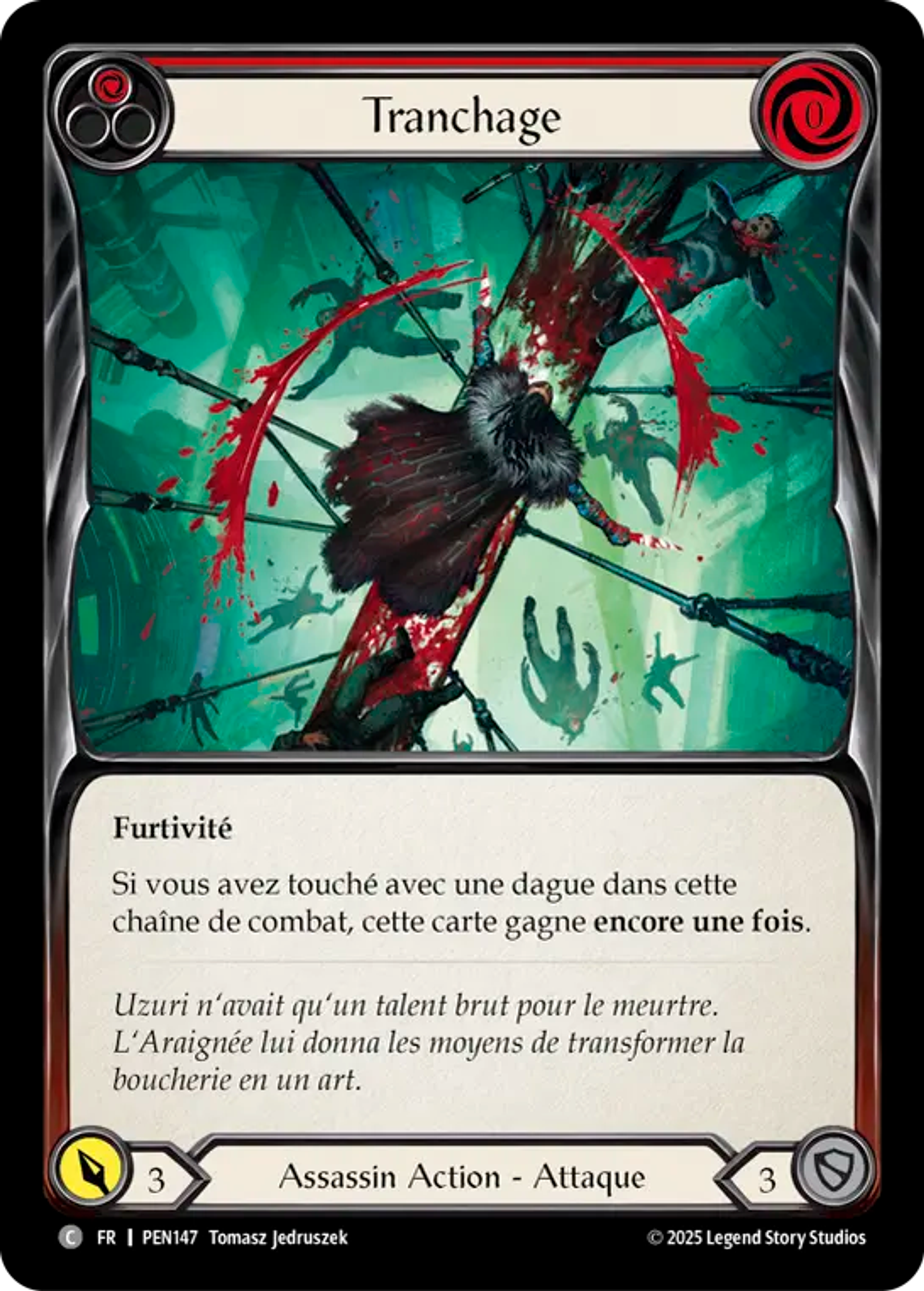 Knife Through (Red) — Compendium of Rathe — Flesh and Blood