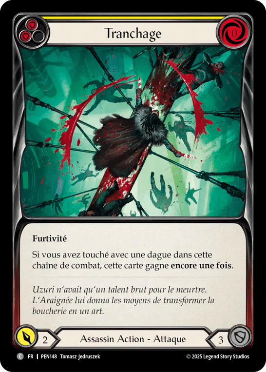 Knife Through (Yellow) — Compendium of Rathe — Flesh and Blood
