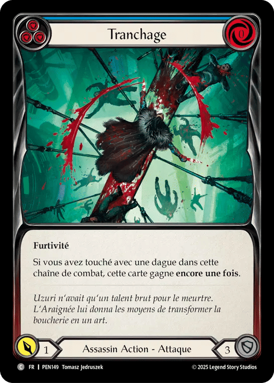Knife Through (Blue) — Compendium of Rathe — Flesh and Blood