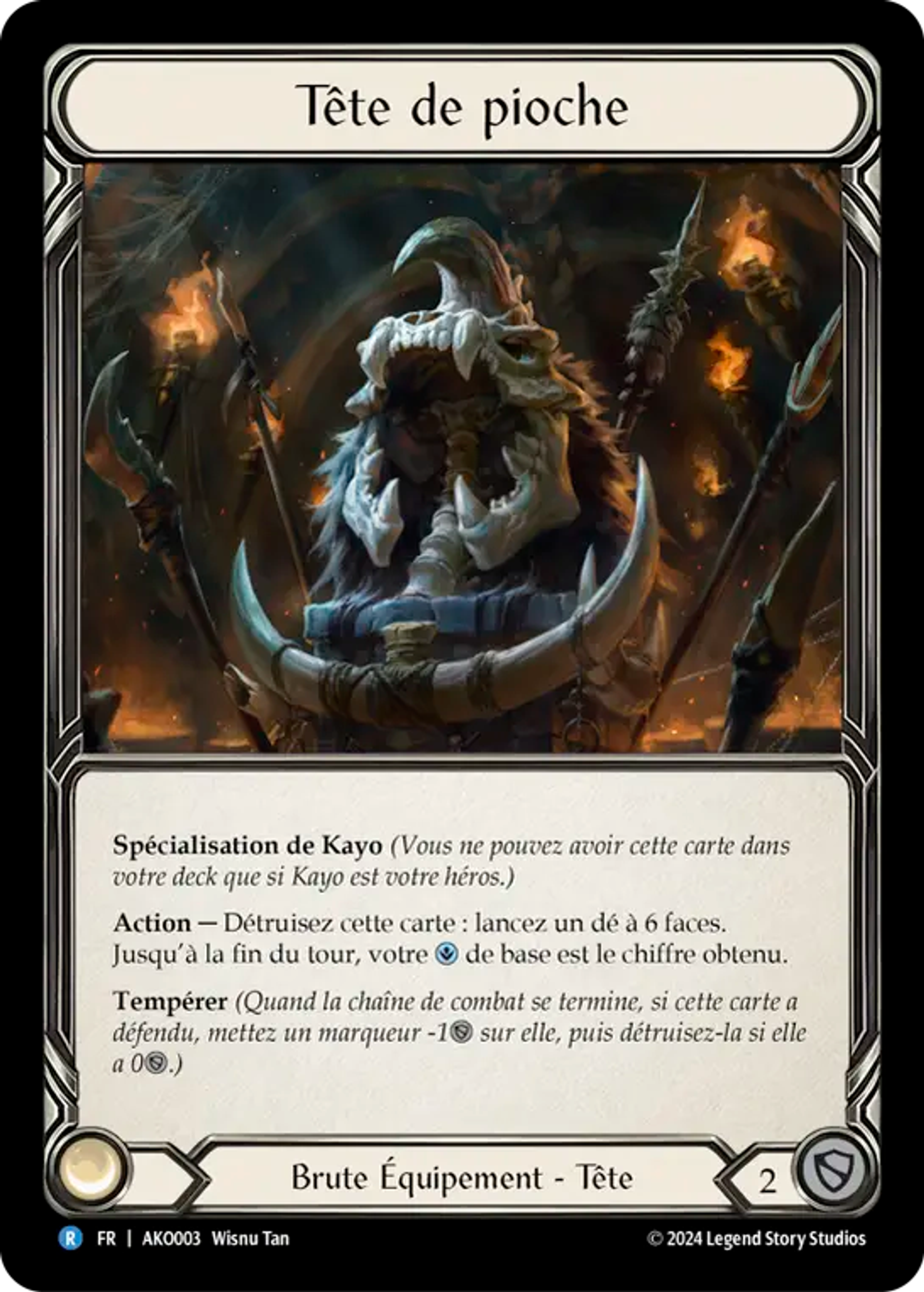 Tête de pioche — Armory Deck - Kayo, Armed and Dangerous — Flesh and Blood