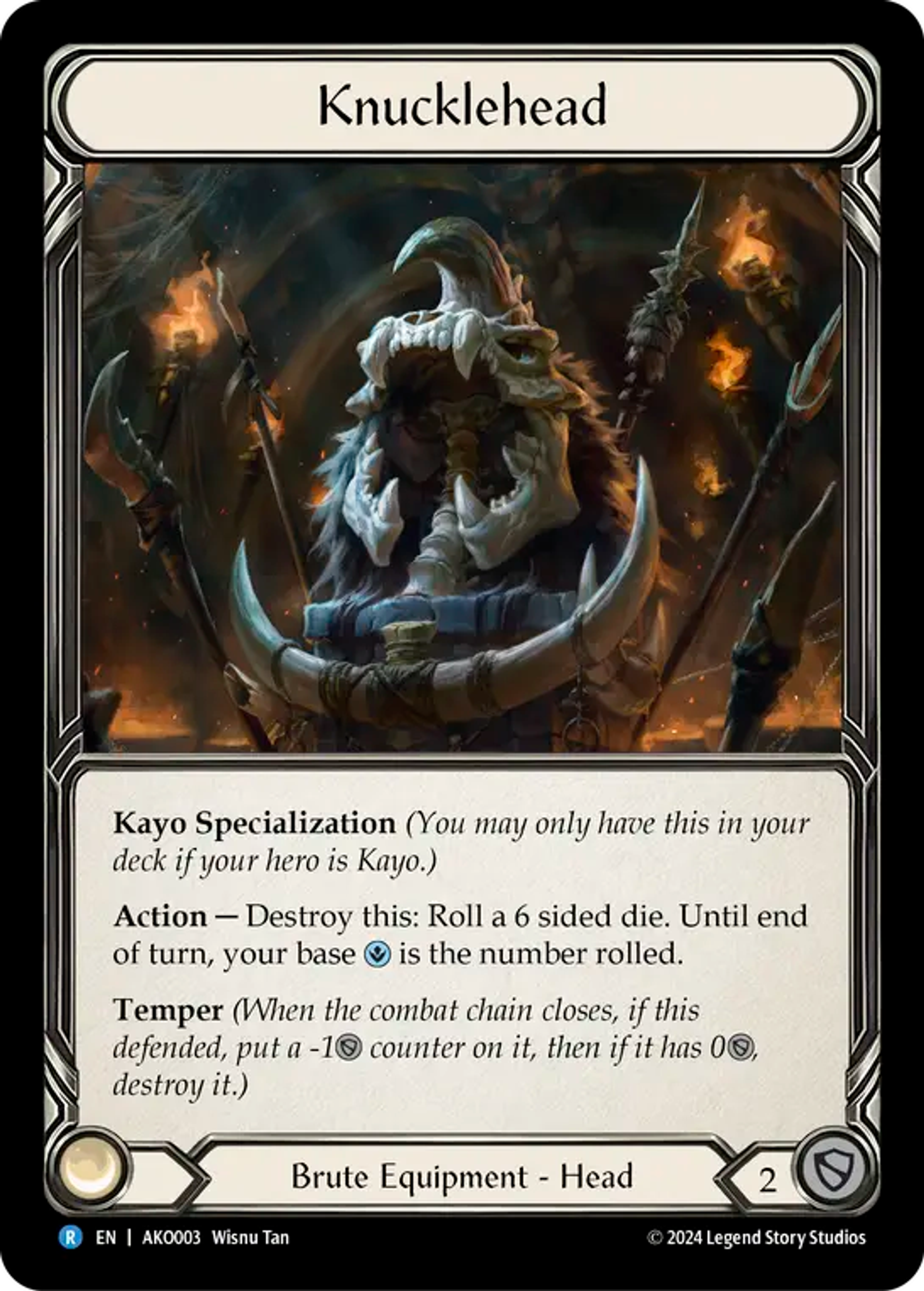 Knucklehead — Armory Deck - Kayo, Armed and Dangerous — Flesh and Blood