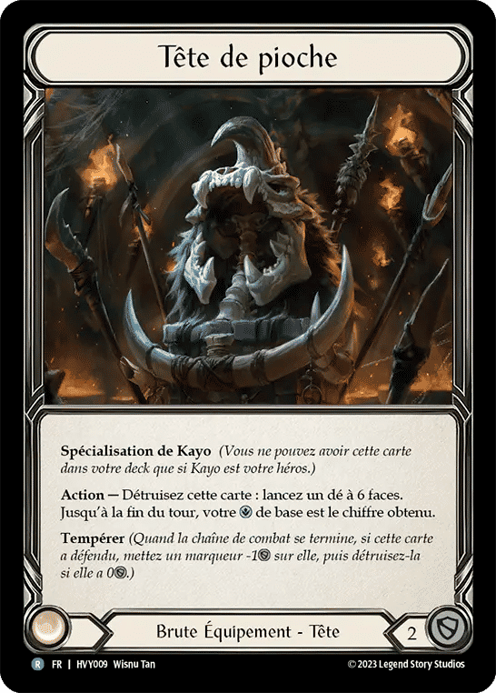 Tête de pioche — Heavy Hitters — Flesh and Blood