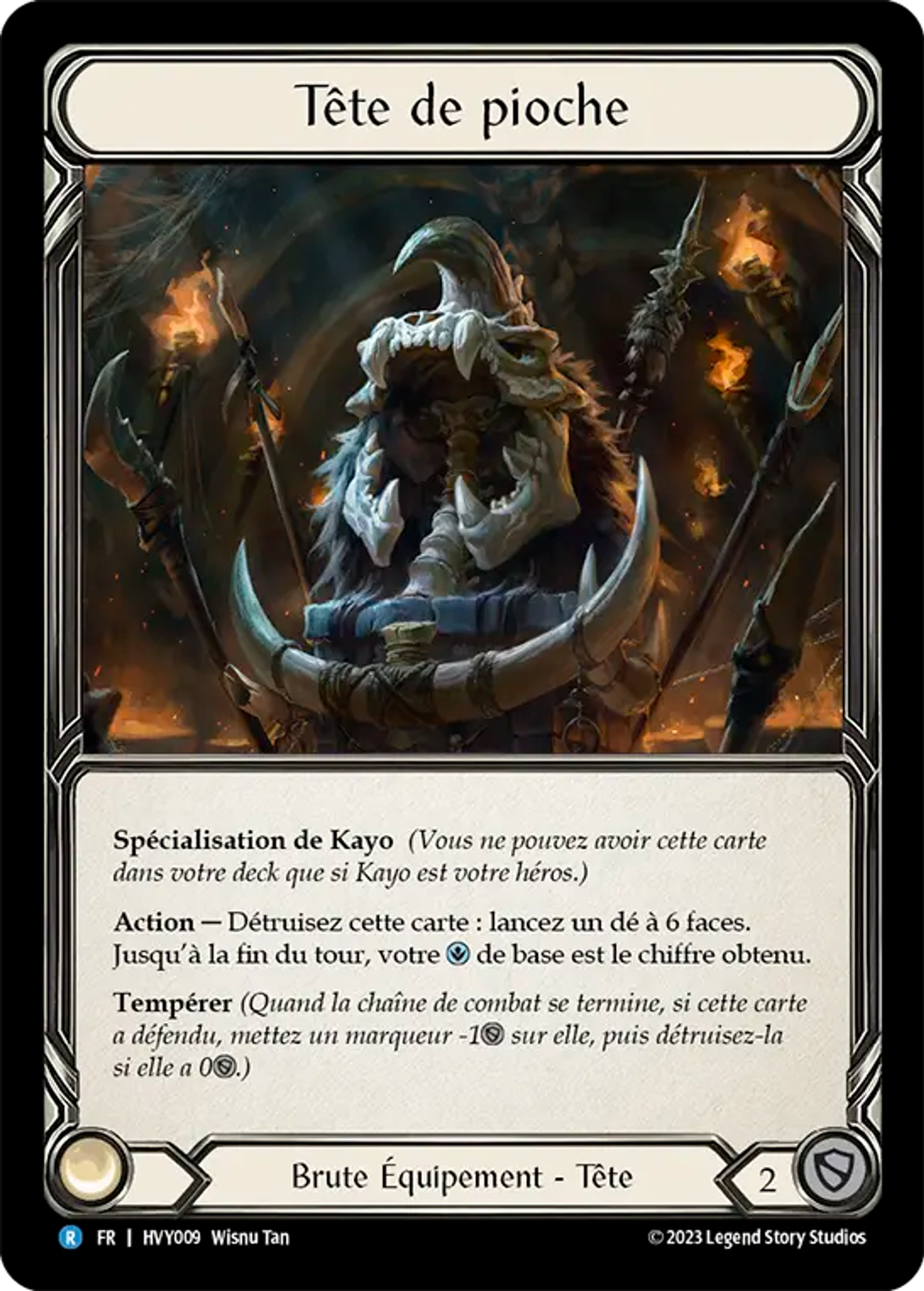 Tête de pioche — Heavy Hitters — Flesh and Blood
