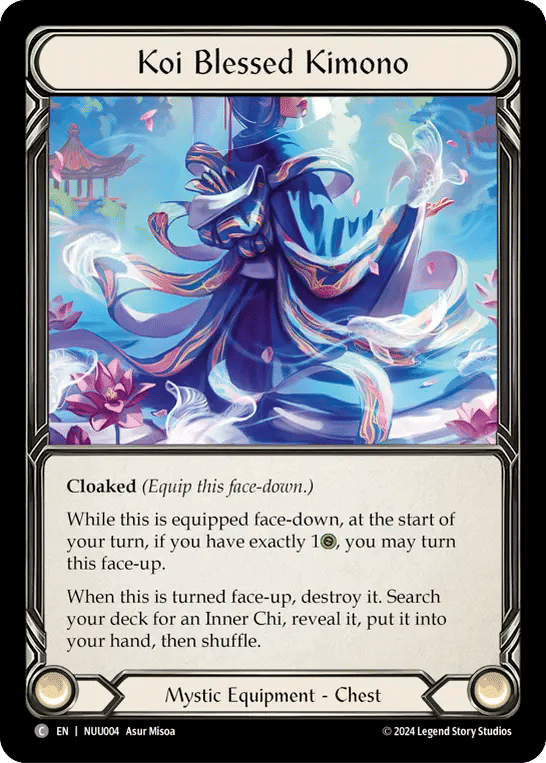 Koi Blessed Kimono — Nuu - Blitz Deck — Flesh and Blood