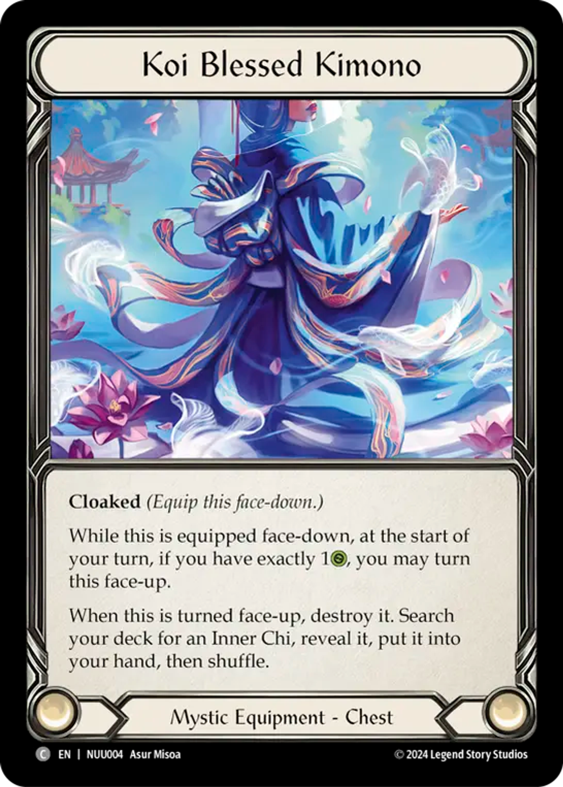 Koi Blessed Kimono — Nuu - Blitz Deck — Flesh and Blood
