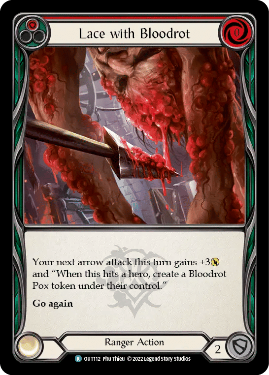 Lace with Bloodrot (Red) — Outsiders — Flesh and Blood