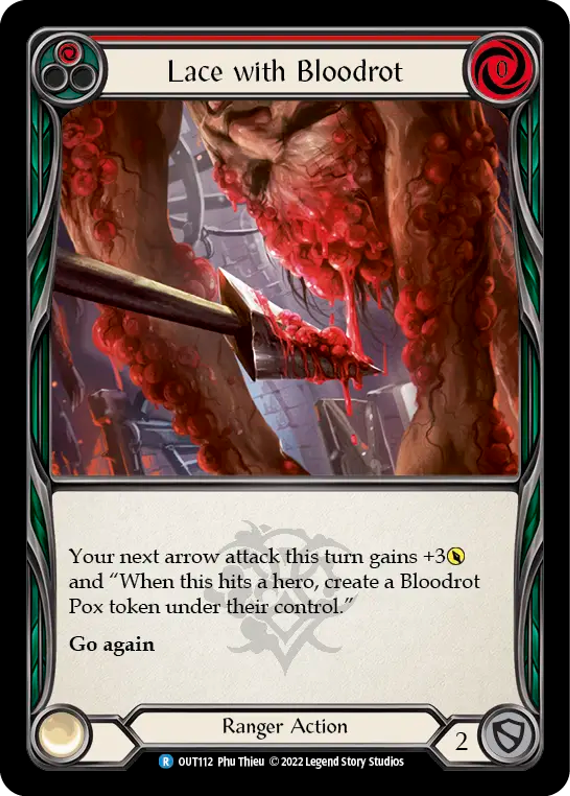 Lace with Bloodrot (Red) — Outsiders — Flesh and Blood