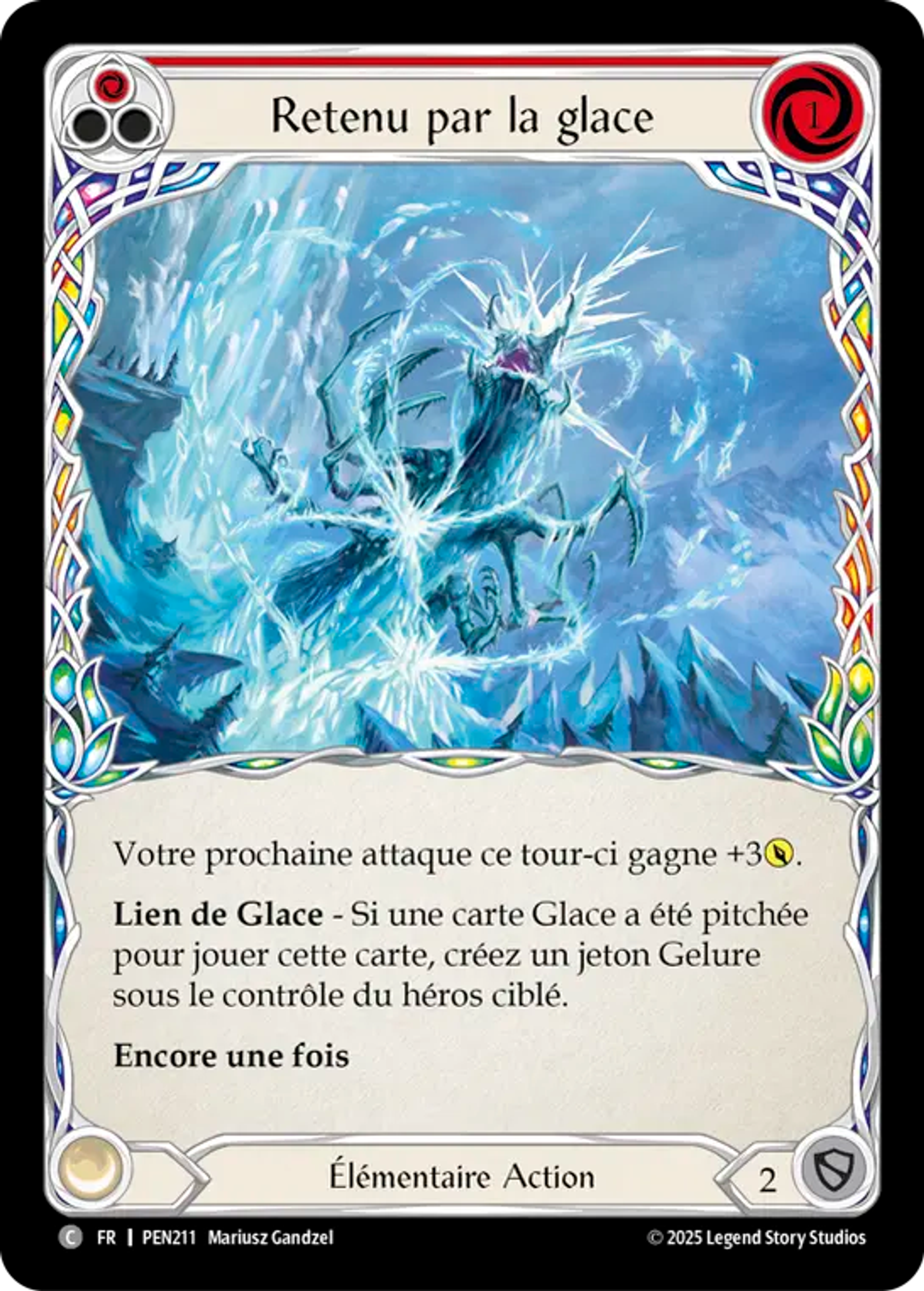 Laden with Frost (Red) — Compendium of Rathe — Flesh and Blood