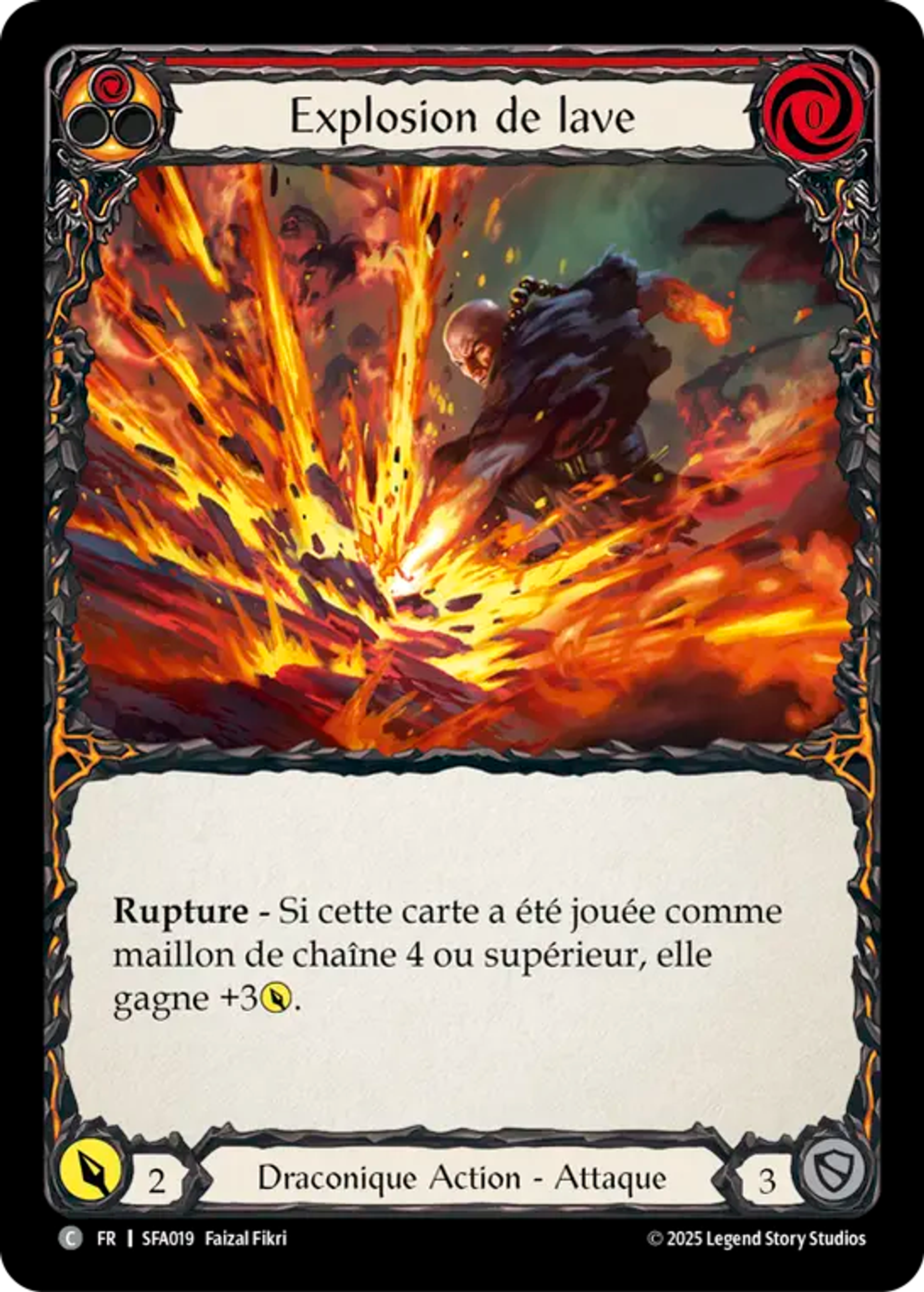 Lava Burst (Red) — Silver Age Chapter 2 - Fai — Flesh and Blood