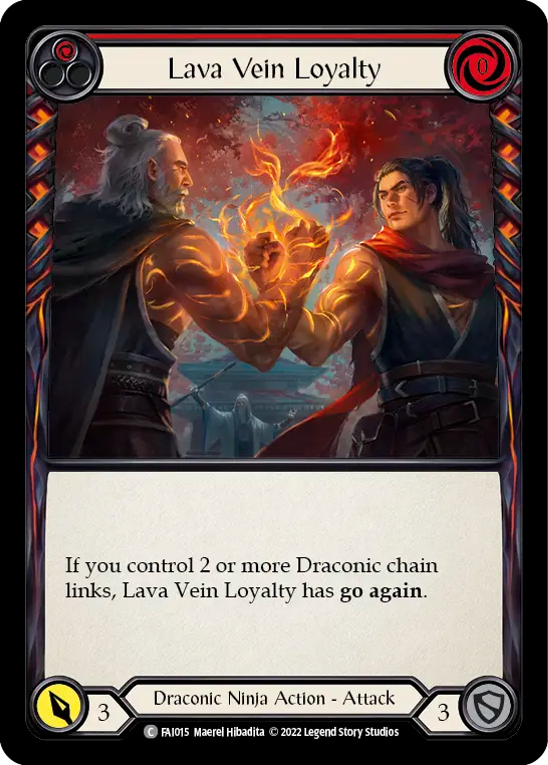 Lava Vein Loyalty (Red) — Fai - Blitz Deck — Flesh and Blood