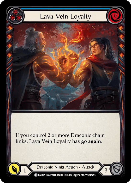 Lava Vein Loyalty (Blue) — Fai - Blitz Deck — Flesh and Blood