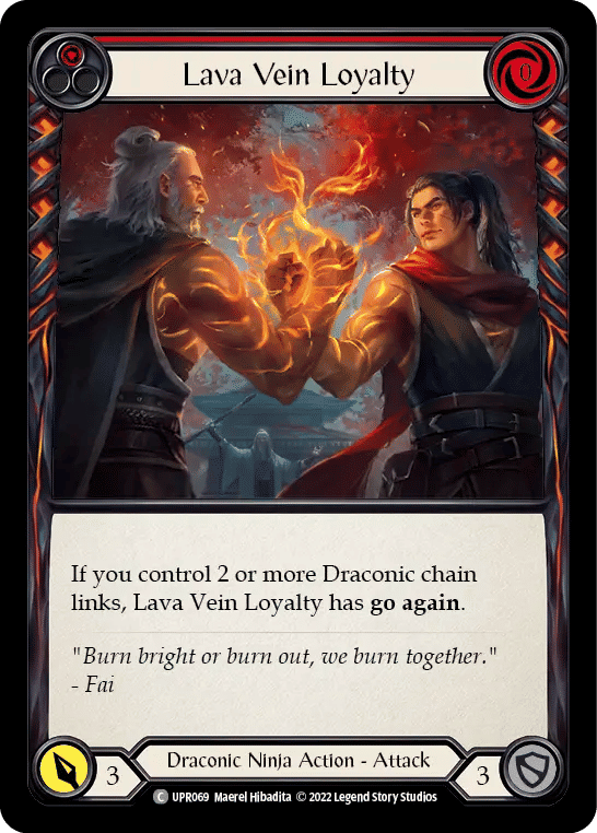 Lava Vein Loyalty (Red) — Uprising — Flesh and Blood