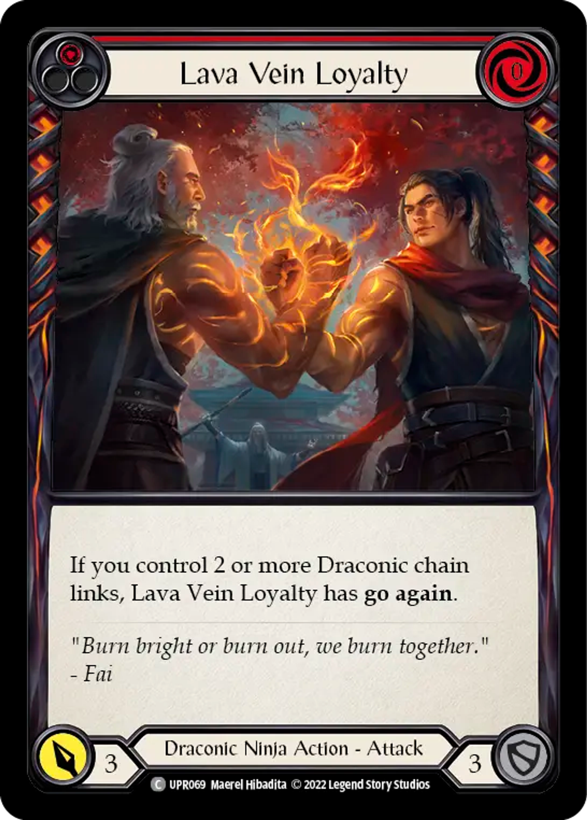 Lava Vein Loyalty (Red) — Uprising — Flesh and Blood