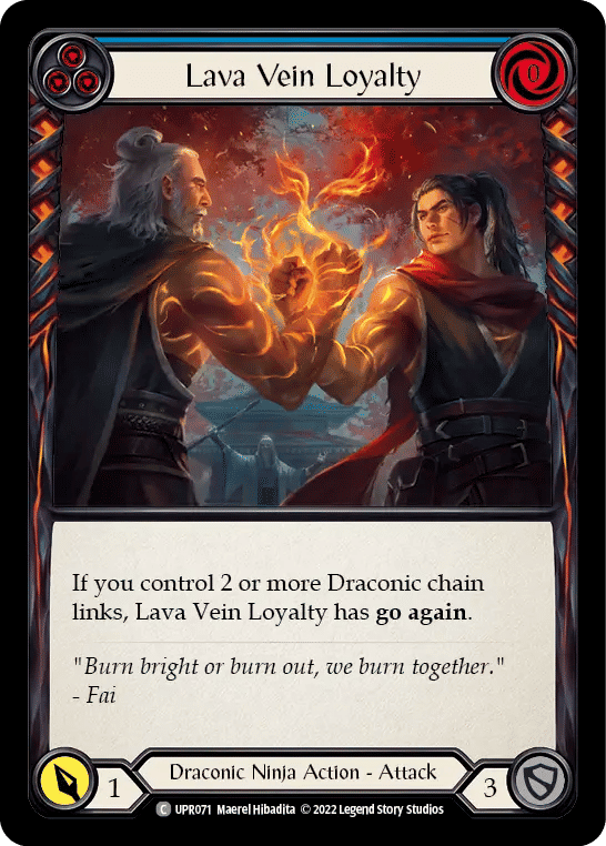 Lava Vein Loyalty (Blue) — Uprising — Flesh and Blood