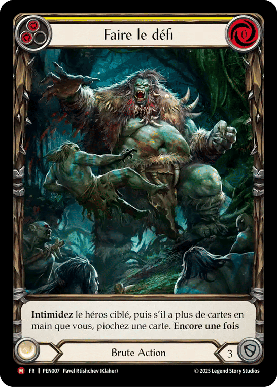 Faire le défi — Compendium of Rathe — Flesh and Blood