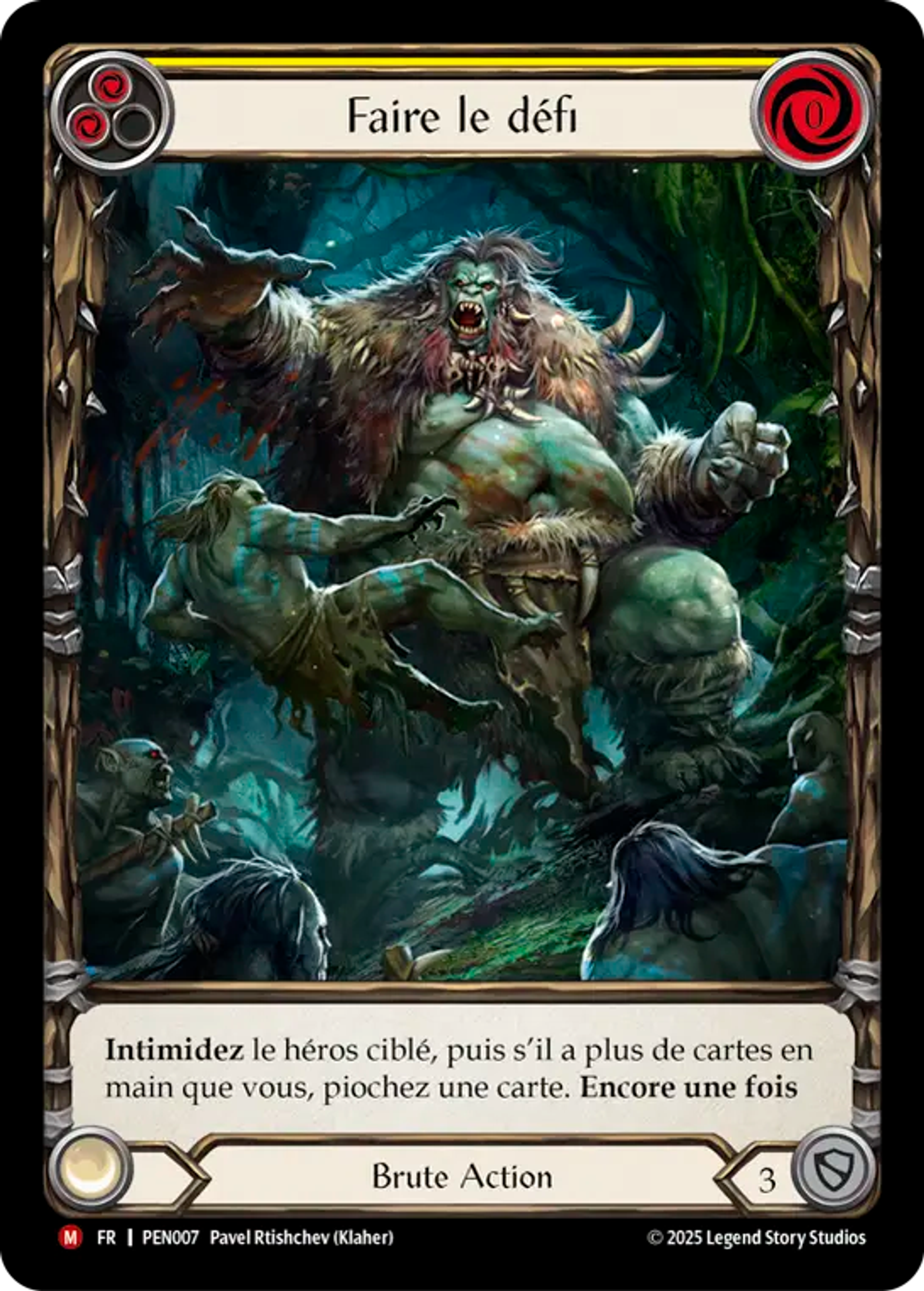 Faire le défi — Compendium of Rathe — Flesh and Blood