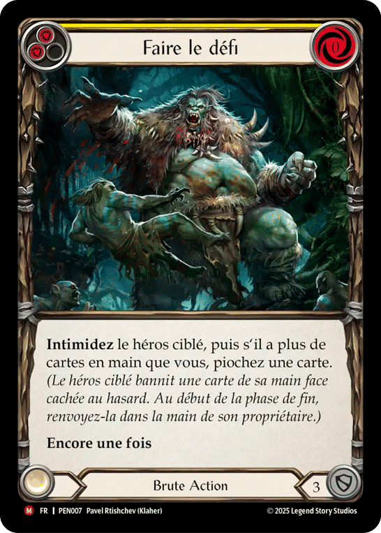 Faire le défi — Compendium of Rathe — Flesh and Blood