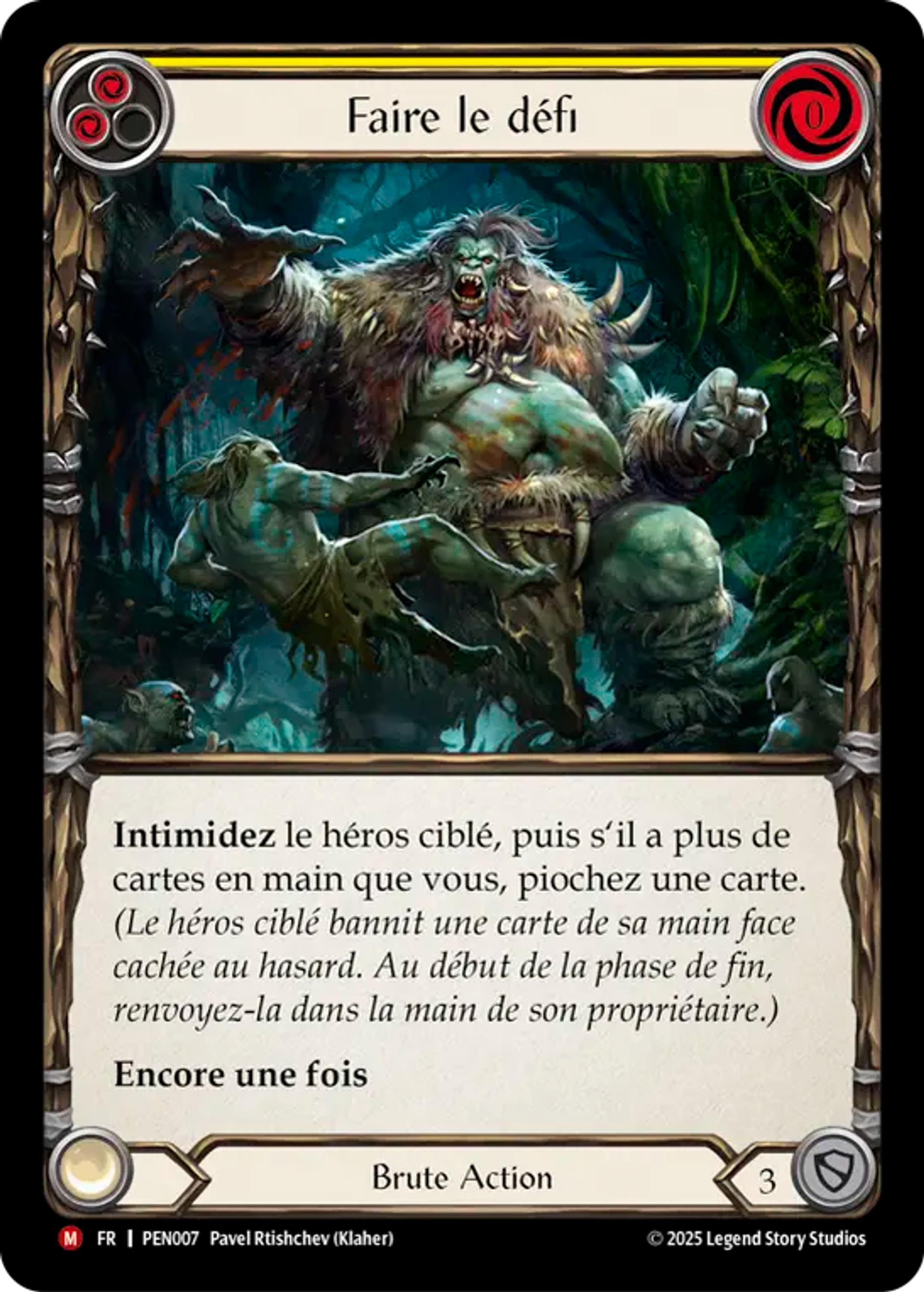 Faire le défi — Compendium of Rathe — Flesh and Blood