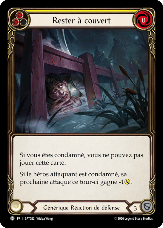 Rester à couvert — Silver Age - Prism, Advent of Thrones — Flesh and Blood