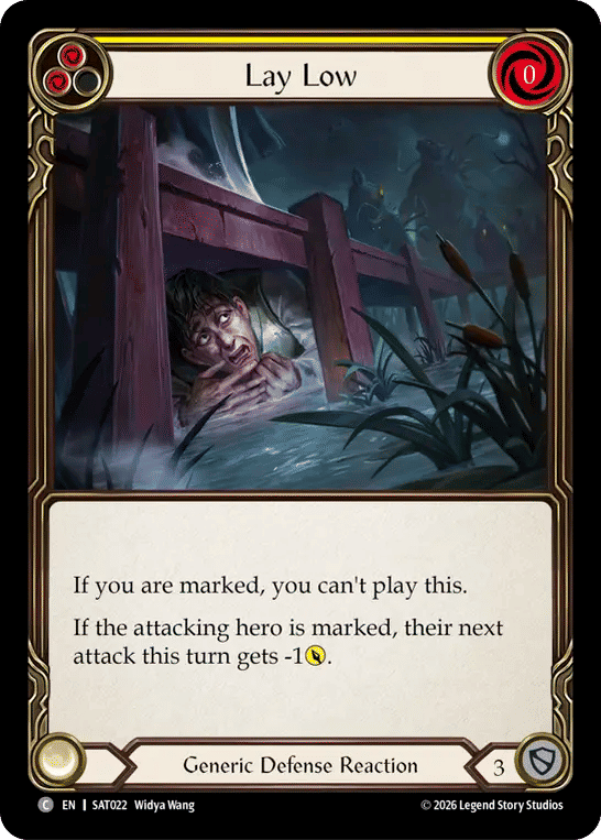 Lay Low (Yellow) from Silver Age - Prism, Advent of Thrones - Flesh and Blood