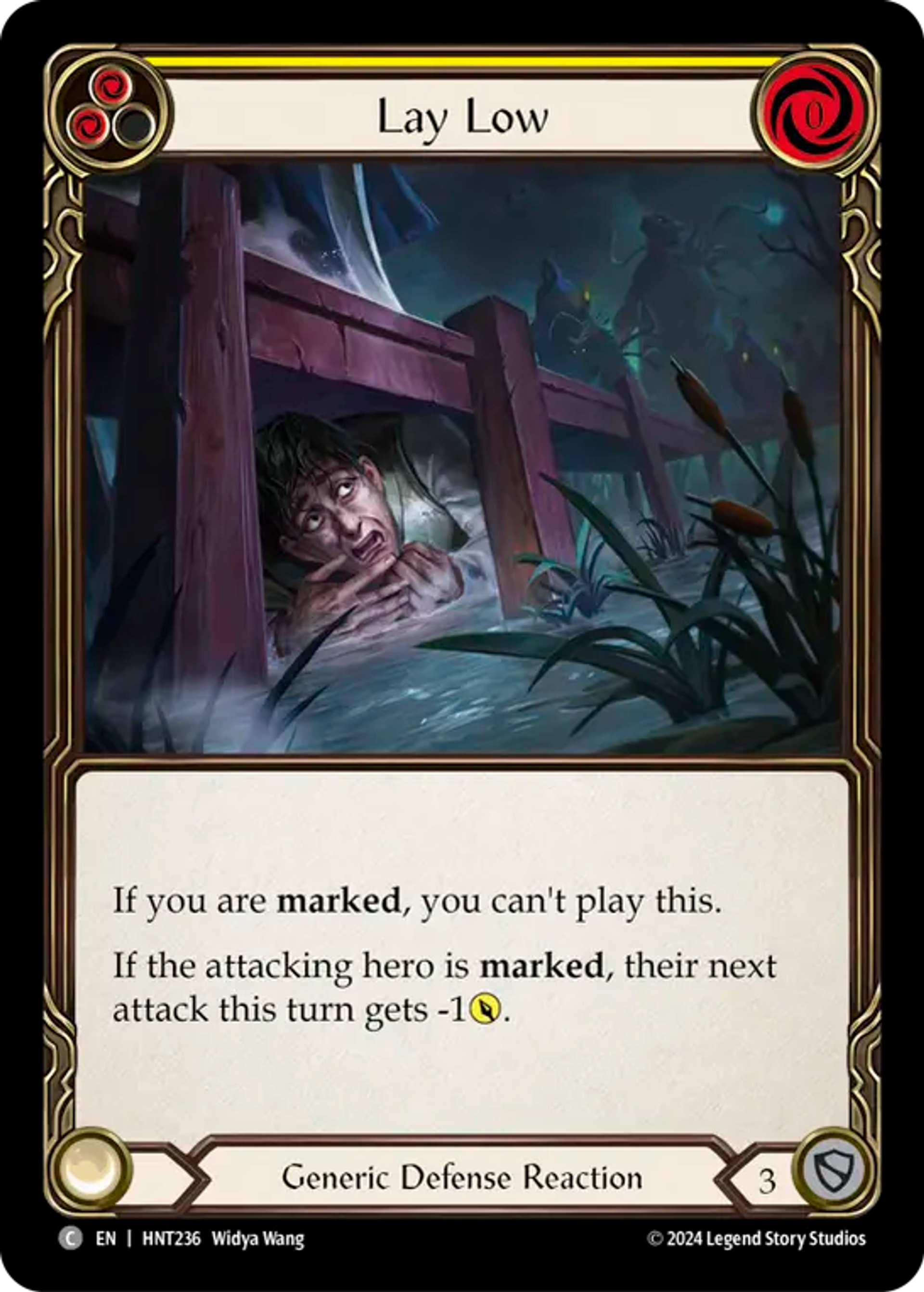 Lay Low (Yellow) — The Hunted — Flesh and Blood