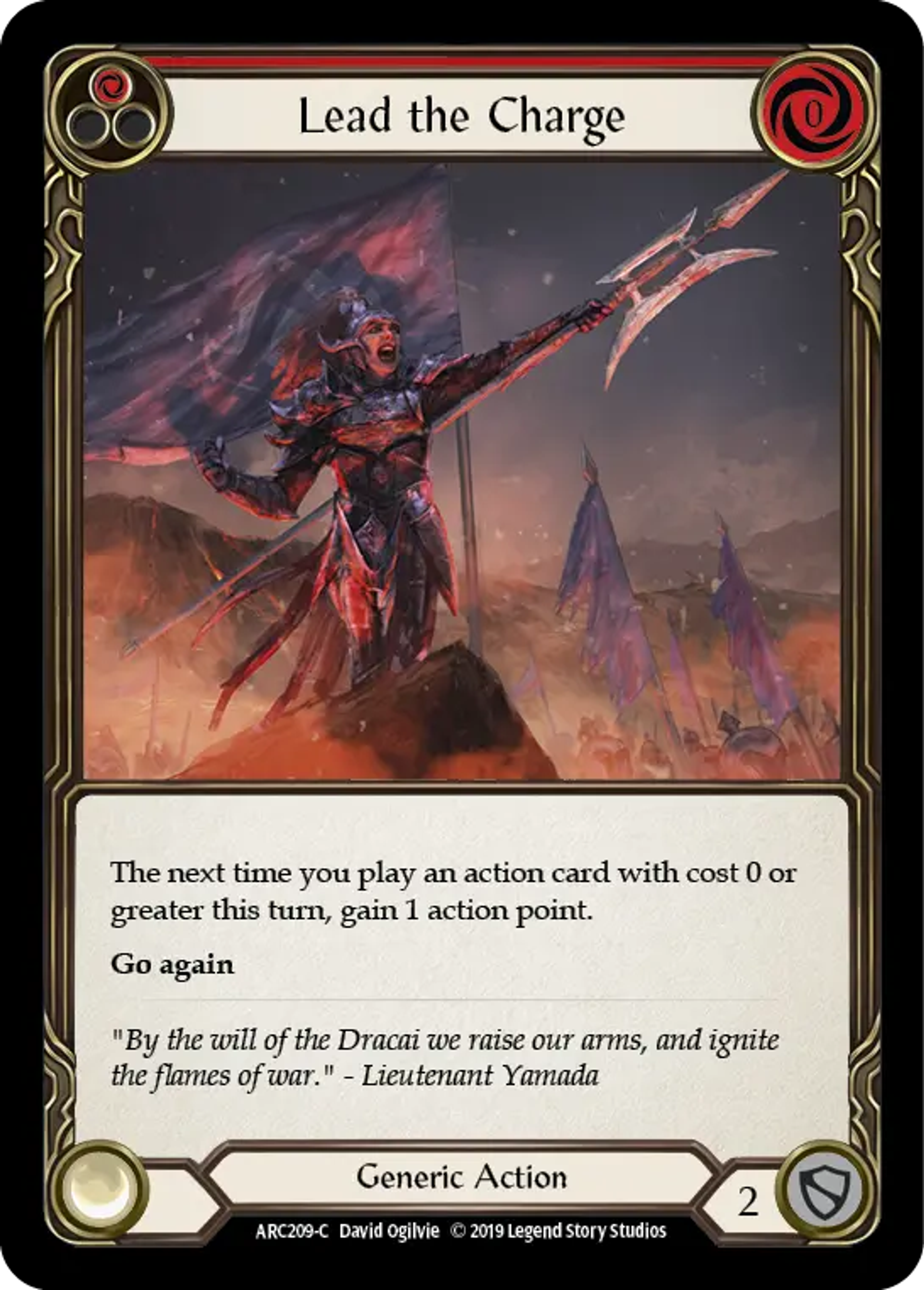Lead the Charge (Red) — Arcane Rising — Flesh and Blood
