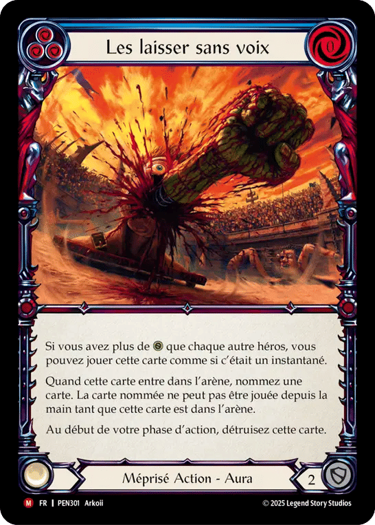 Les laisser sans voix — Compendium of Rathe — Flesh and Blood