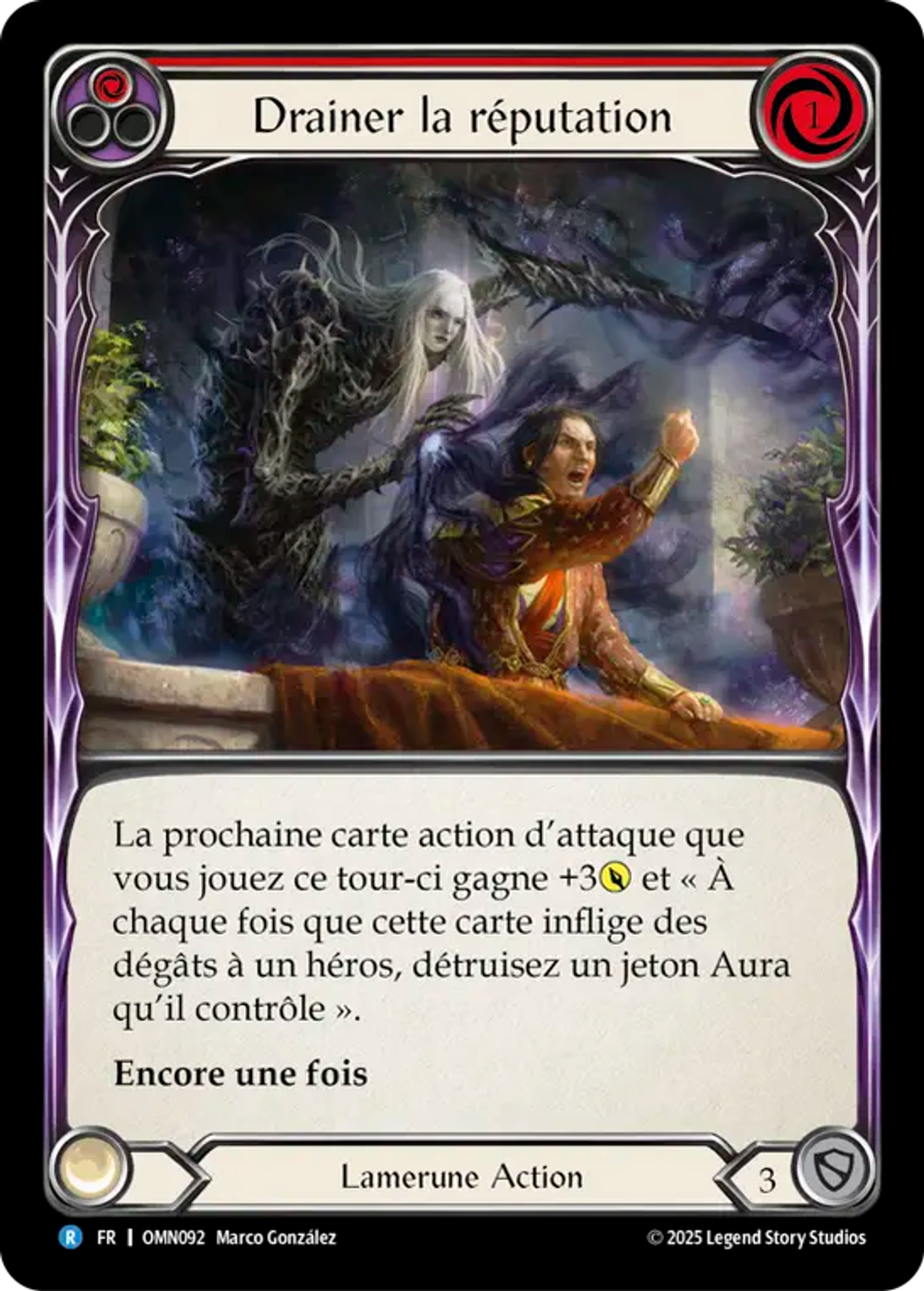 Drainer la réputation — Omens of the Third Age — Flesh and Blood