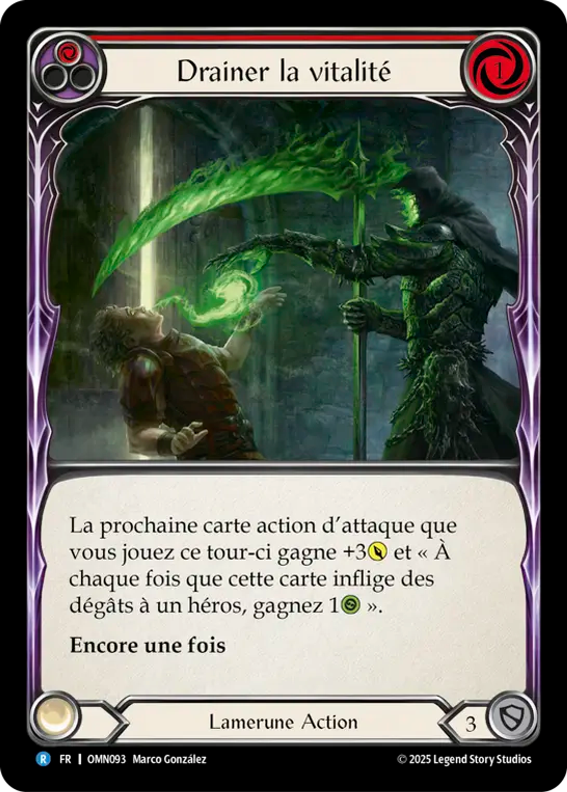 Drainer la vitalité — Omens of the Third Age — Flesh and Blood