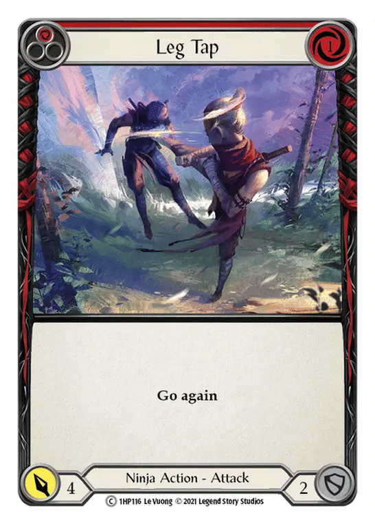 Leg Tap (Red) — History Pack 1 — Flesh and Blood