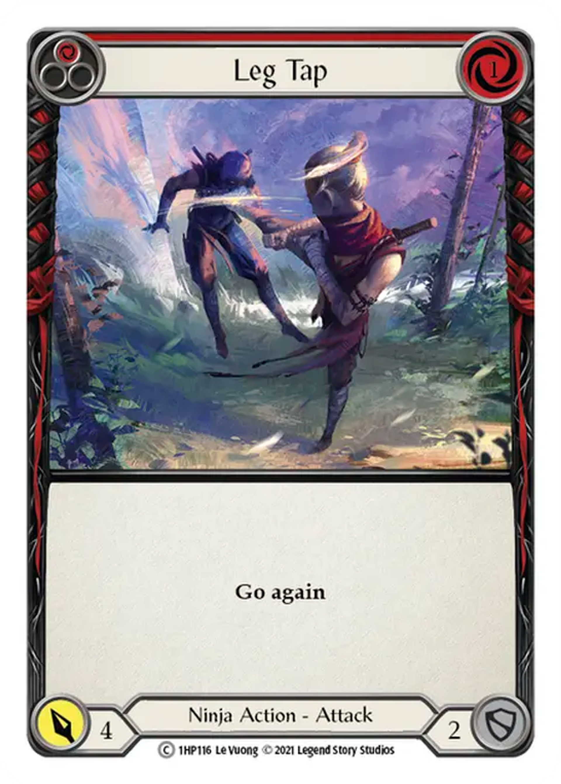 Leg Tap (Red) — History Pack 1 — Flesh and Blood