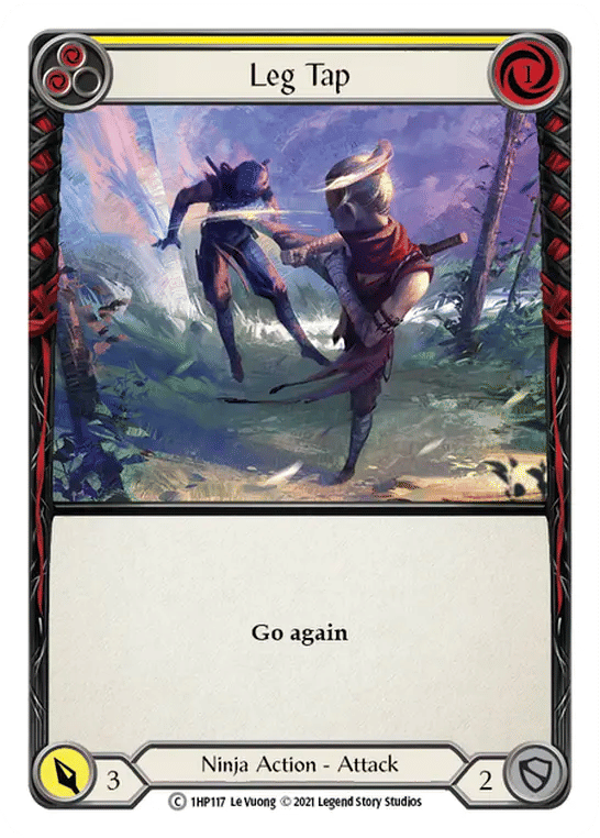 Leg Tap (Yellow) — History Pack 1 — Flesh and Blood