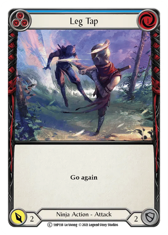 Leg Tap (Blue) — History Pack 1 — Flesh and Blood