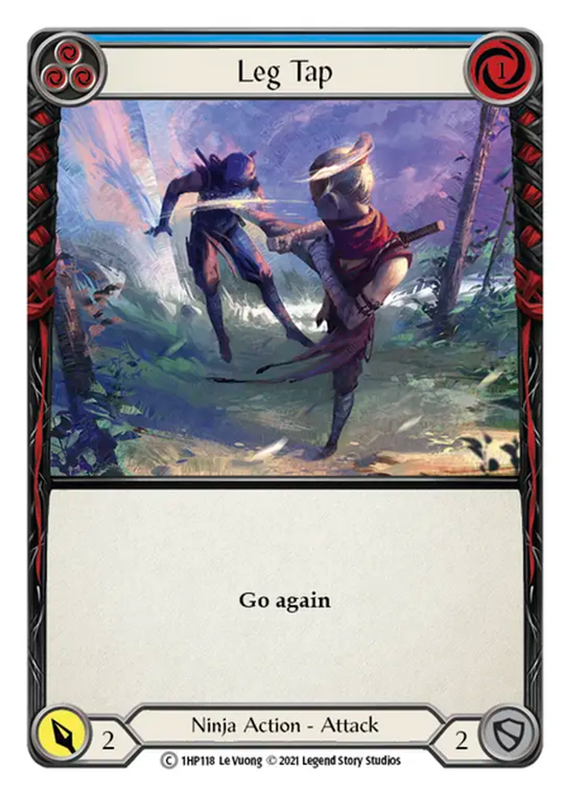 Leg Tap (Blue) — History Pack 1 — Flesh and Blood
