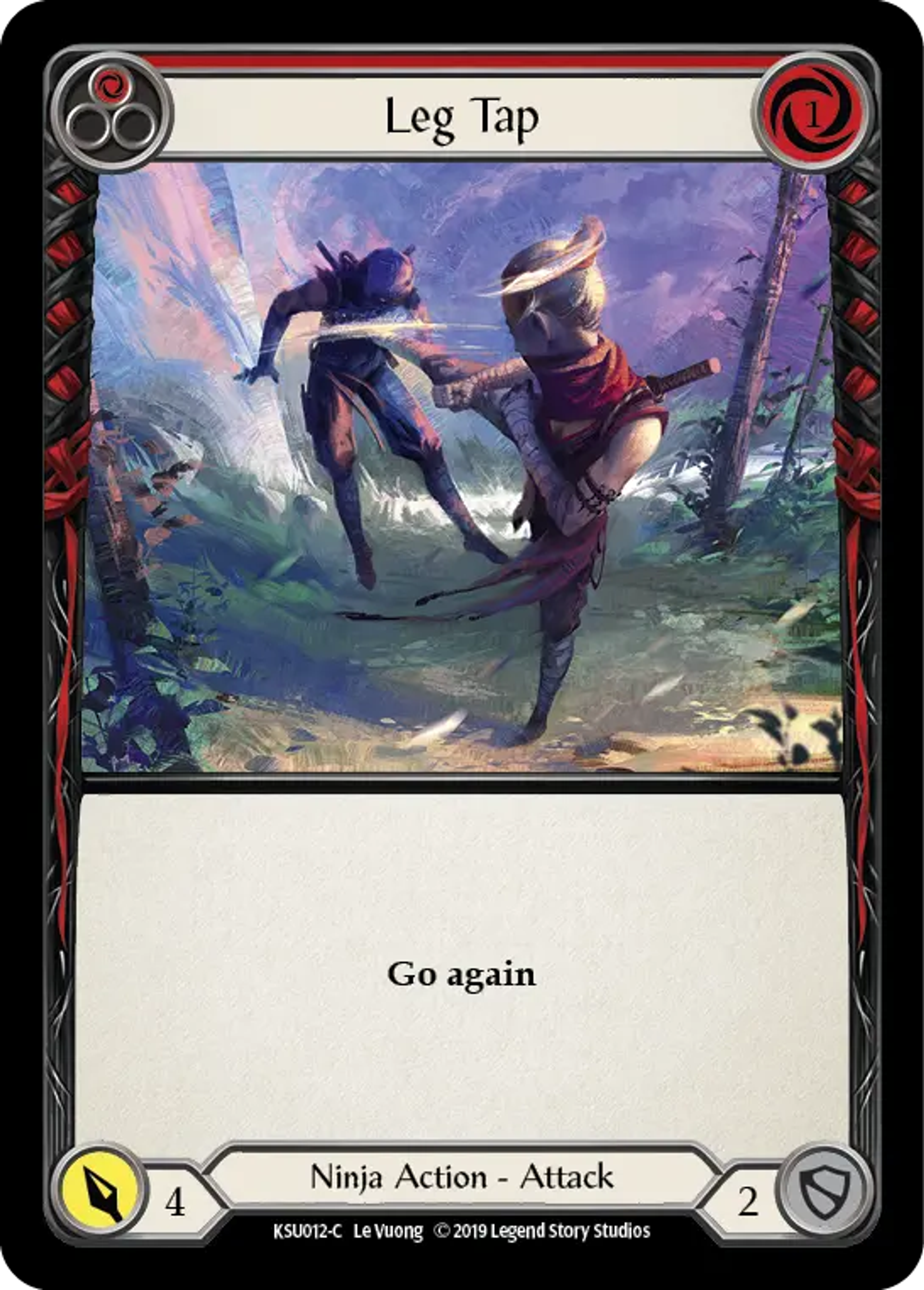 Leg Tap (Red) — Katsu, the Wanderer - Hero Deck — Flesh and Blood