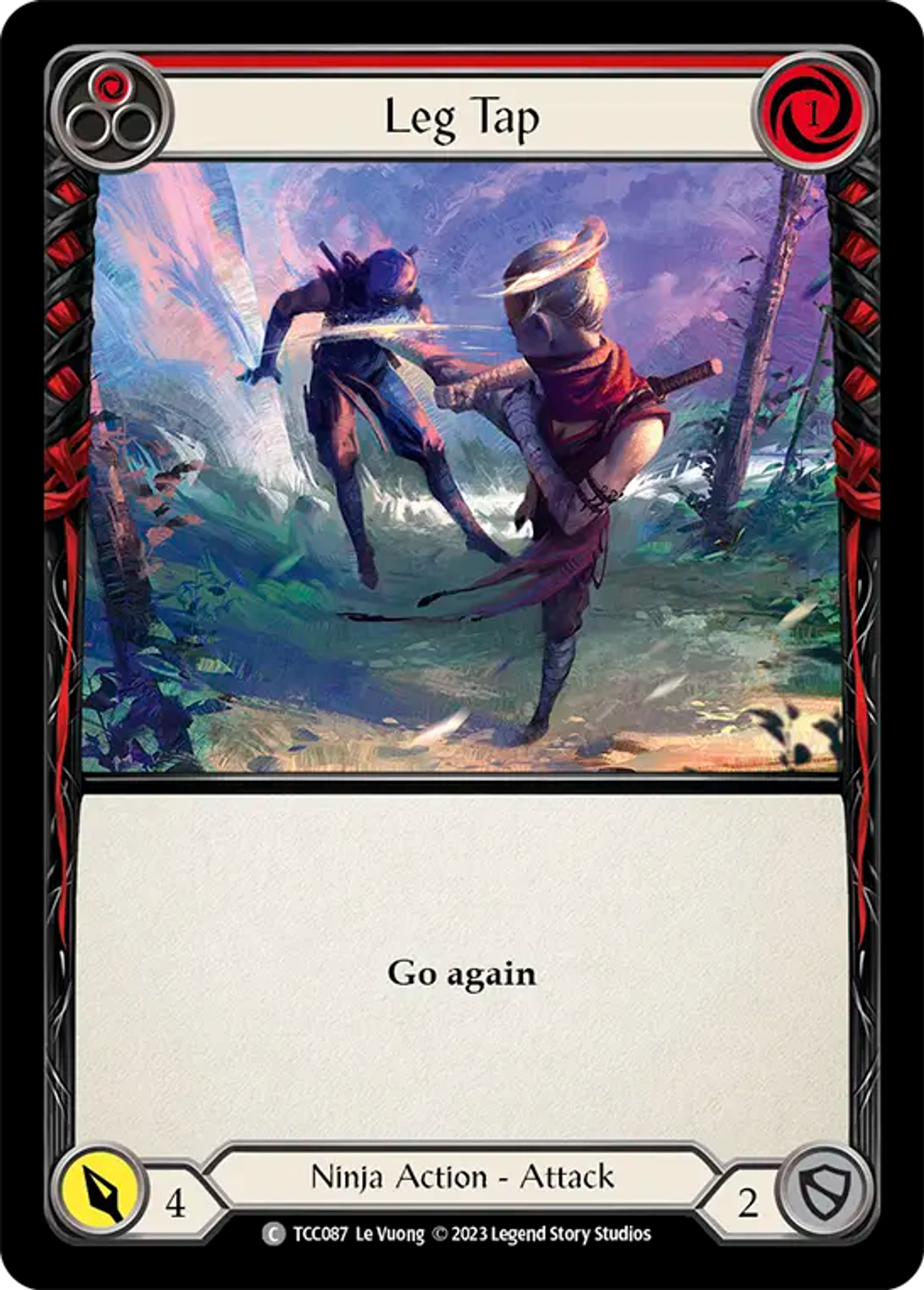 Leg Tap (Red) — Round the Table: TCC x LSS — Flesh and Blood