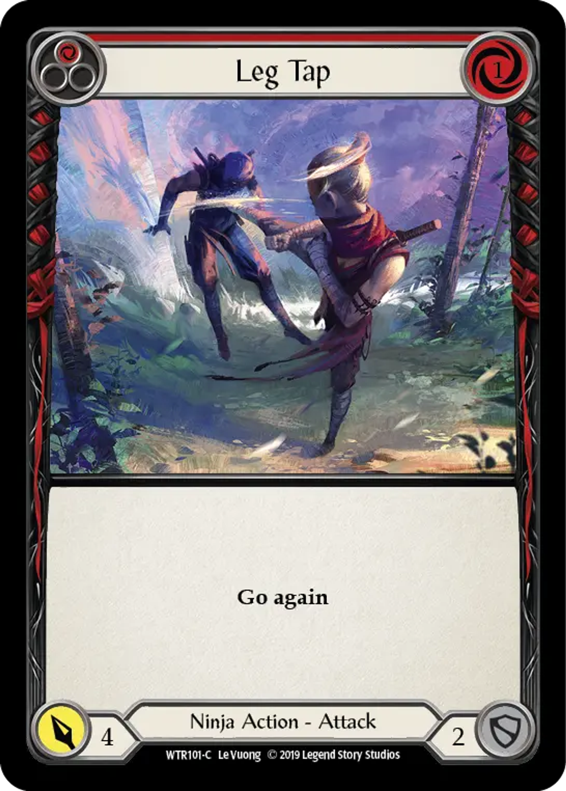 Leg Tap (Red) — Welcome to Rathe — Flesh and Blood