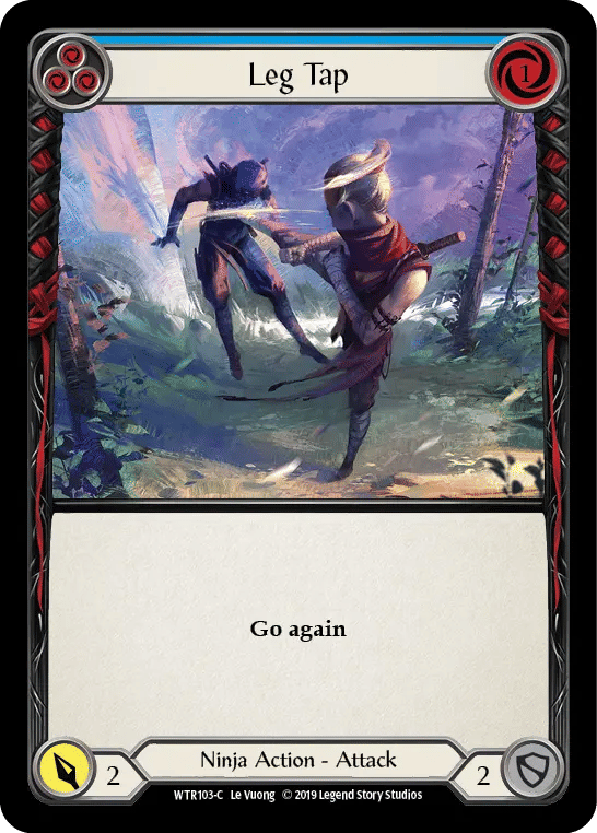 Leg Tap (Blue) — Welcome to Rathe — Flesh and Blood