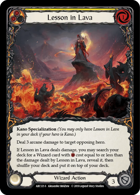 Lesson in Lava — Arcane Rising — Flesh and Blood