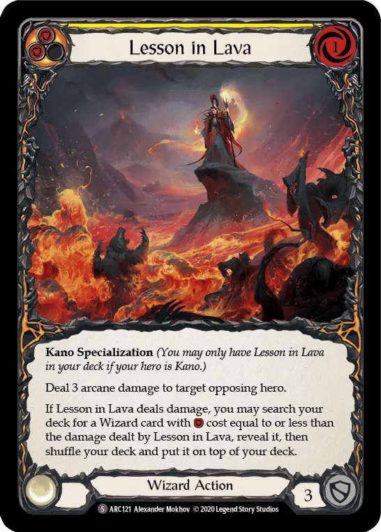Lesson in Lava — Arcane Rising - Unlimited — Flesh and Blood