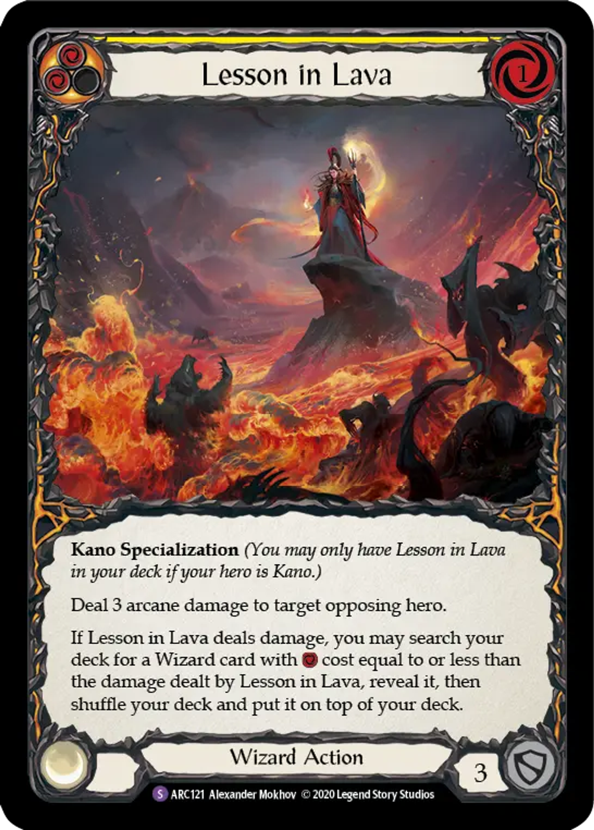 Lesson in Lava — Arcane Rising - Unlimited — Flesh and Blood