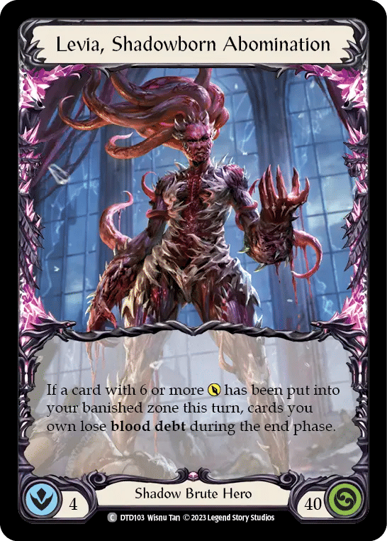 Levia, Shadowborn Abomination — Dusk till Dawn — Flesh and Blood